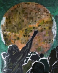 Earth Tones  17 x 16