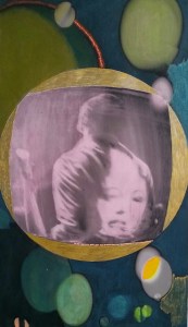 Theater Berlin, acrylic on canvas, 28 x 16