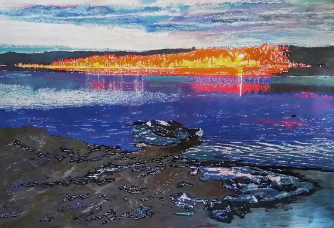 Land and Sea 28 x 22